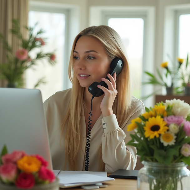 Vi hjälper dig via telefon