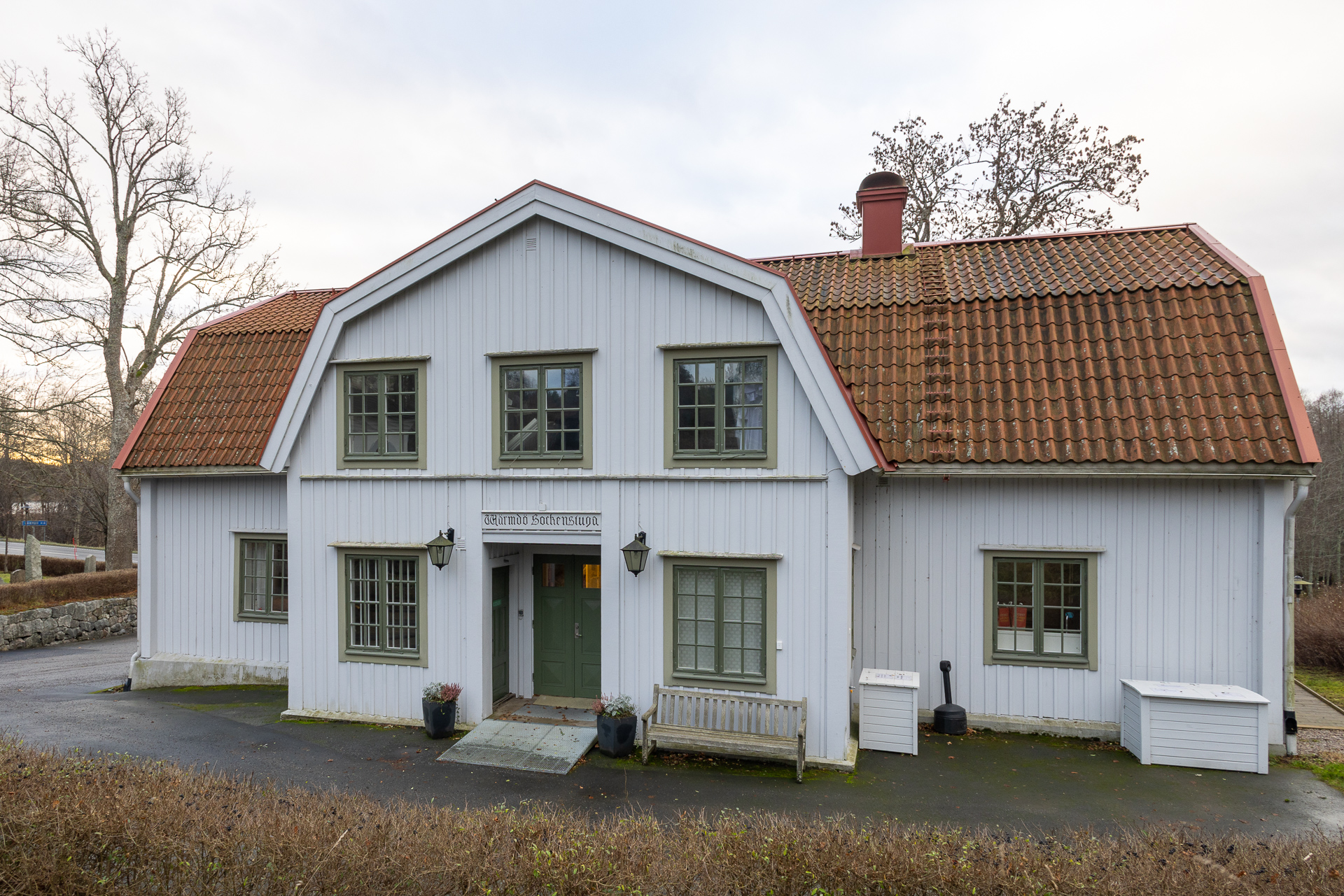 Sockenstugan i Värmdö församling – historisk byggnad vid Värmdö kyrka, plats för minnesstund och gemenskap