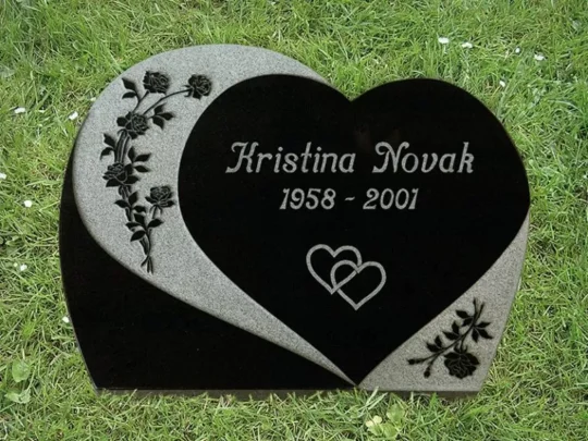 Hjärtformade gravstenar
