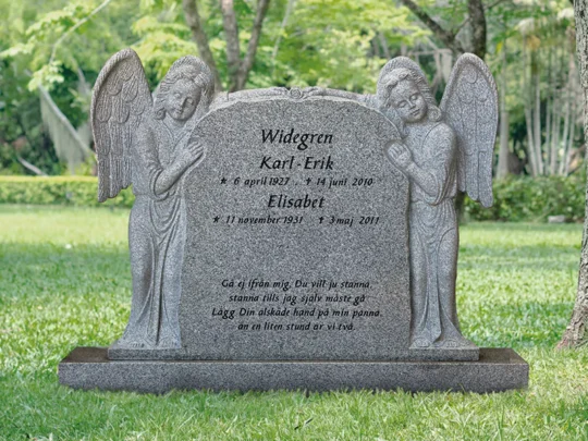 Skulpterade gravstenar