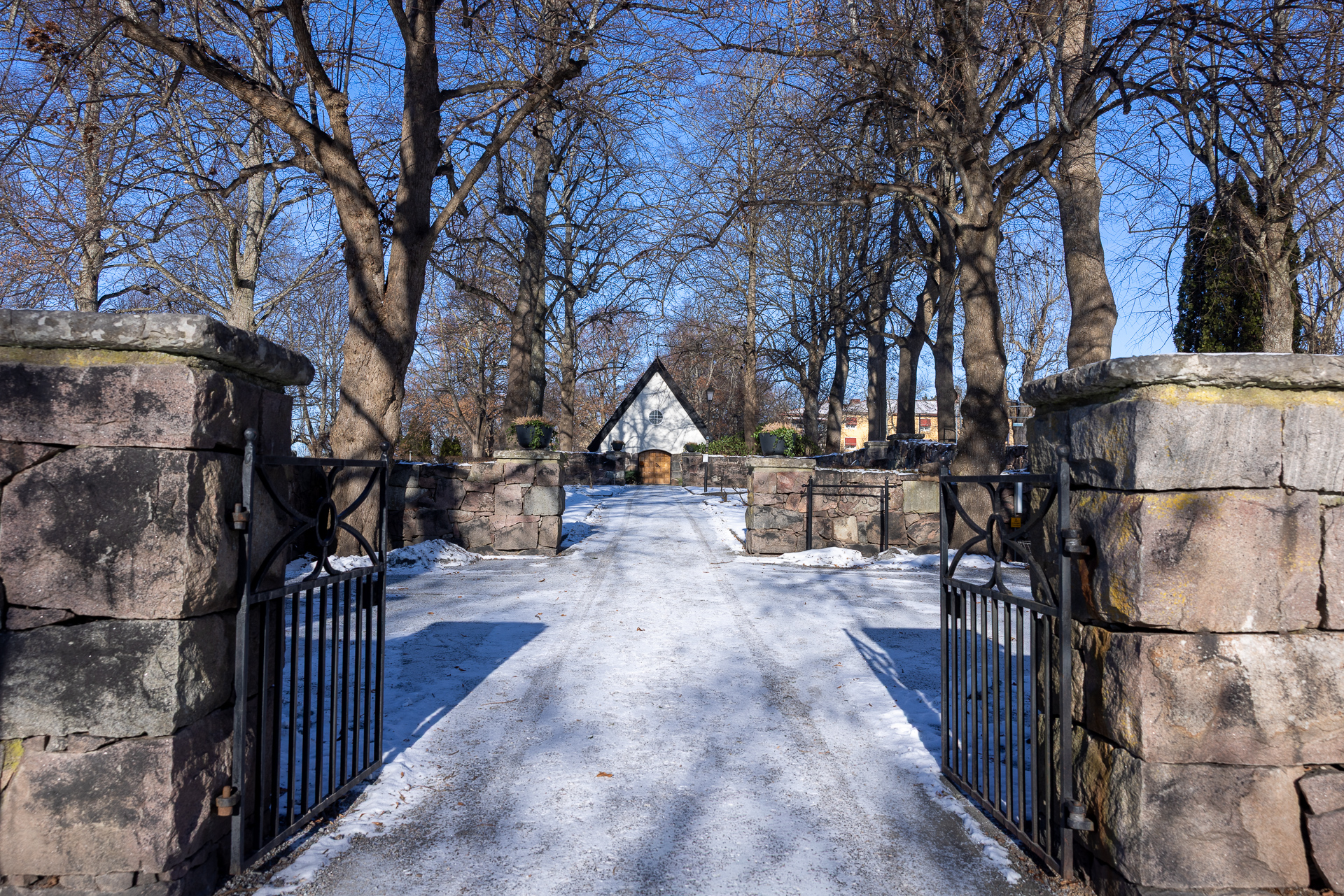 Begravning Stillhetens kapell invid Sollentuna kyrka